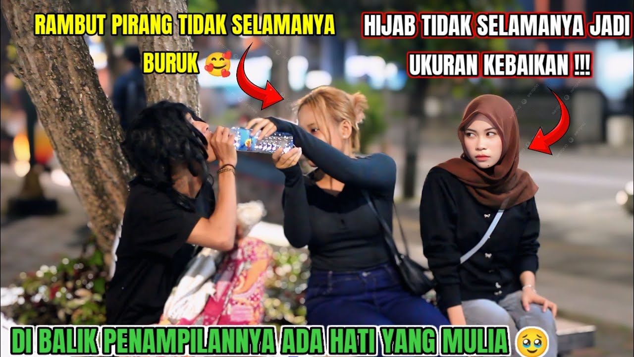 GAK DI SANGKA WANITA BERAMBUT PIRANG HATINYA TULUS  DI BANDING YANG BERHIJAB 😭