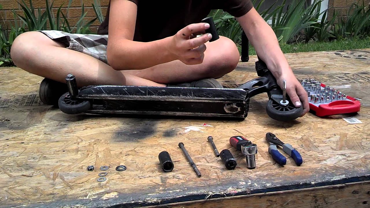 How to make a scooter peg YouTube