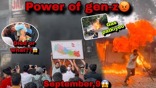 NEPAL IS ON FIRE 🔥 \ POWER OF GEN- Z 😡\ SEPTEMBER,9 2025 #genz 