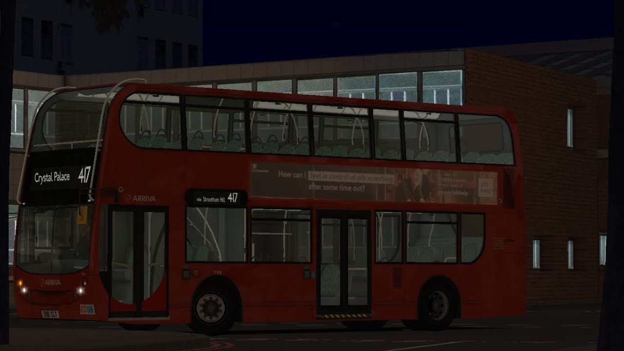 Omsi 2 Addon London: E400 Arriva London route 417 Diverson with old Blinds