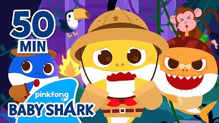 Baby Shark in the Jungle Doo doo doo | +Compilation | Baby Shark Songs | Baby Shark Officiail screenshot 3