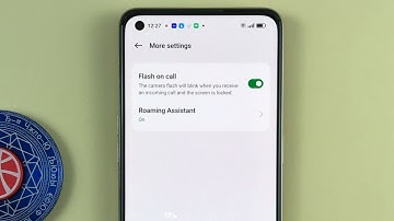 How to enable/disable Flash on call on OPPO Reno7 Android 13
