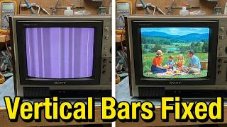 1976 Sony Trinitron Television Repair and the Sets Used In The Movie Michael