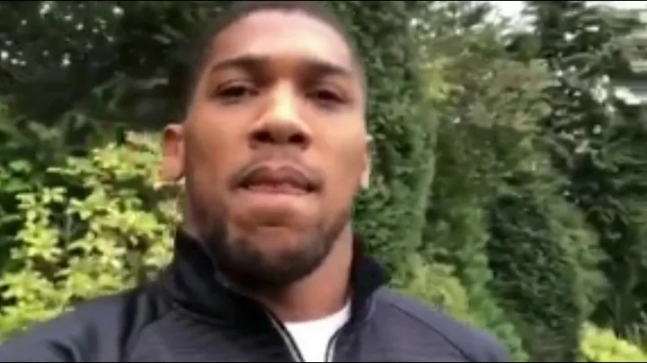 TEAM ANTHONY JOSHUA THREATEN TYAN BOOTH W/ LEGAL A...