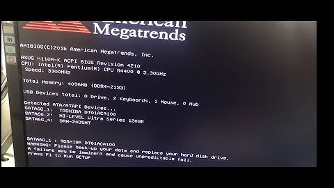 WARNING: Please back-up your data and replace your hard disk drive" hatası