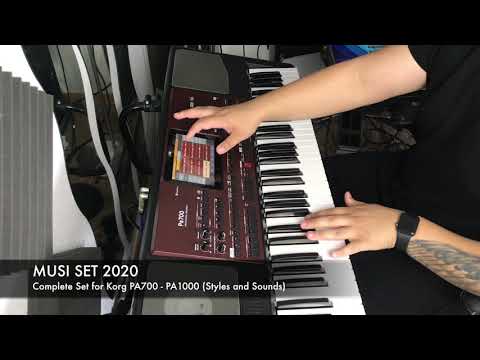 Musi Set 2020 Korg PA700 PA1000   Complete Set from PA4x Styles and Sounds