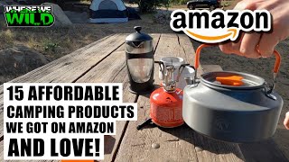 15 AFFORDABLE CAMPING PRODUCTS WE GOT ON AMAZON AND LOVE!