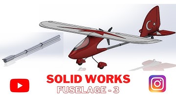 RC AIRPLANE - FUSELAGE 3 - SOLIDWORKS