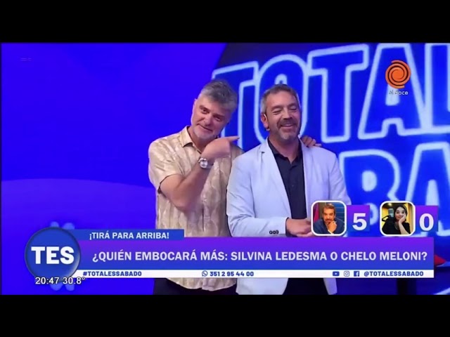 ¡La rompió en el "Tirá para Arriba"! Chelo Meloni quedó puntero en el juego de "Total es Sábado"