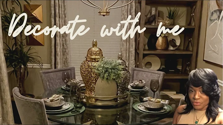 NEW Glam Tablescape | Decorate with me| House to H...