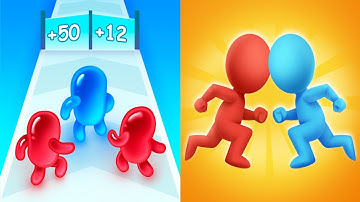 Game vs Game 2024 Part 17: Join Blob Clash 3D vs Crowd Clash - Video Game PikaName 2024