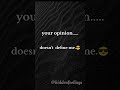 doesn't define me 😎# hiddenfeelings #youtubeshorts #quotes #attitude