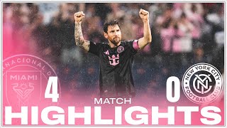 Match Highlights New York City Fc 0-4 Inter Miami Cf Messi Magical Night In New York
