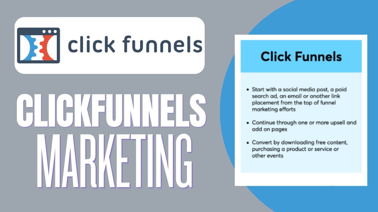 How to Use ClickFunnels for Marketing - YouTube