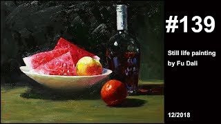 零基础油画 初学者油画静物演示视频 - YouTube