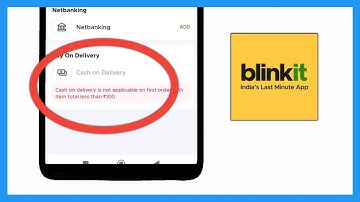 Blinkit Cash On Delivery Not Available | Blinkit Cash On Delivery Problem