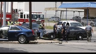 WaCo Police CRASH Raw dash cam footage LIVE