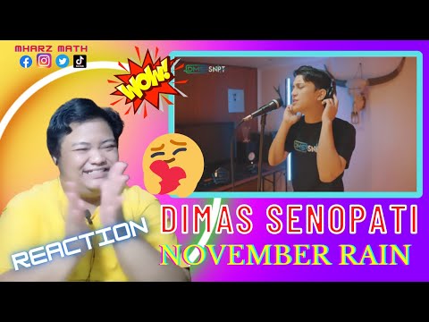 DIMAS SENOPATI Guns N Roses - November Rain (Acoustic Cover) | FIRST TIME REACTION!🇮🇩