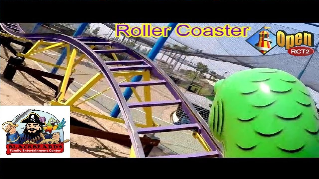 Roller Coaster At Blackbeard's Fresno Recreation In Open RCT2 YouTube