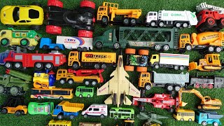 Tayo Bus, Ambulance, Excavator, Double Decker Bus, Police Car, Train, Bulldozer, Loader