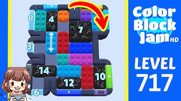 Color Block Jam Level 717 Solution Walkthrough