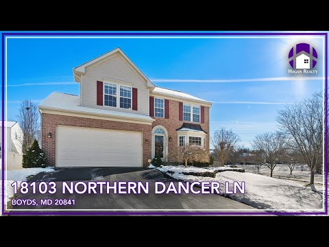 18103 Northern Dancer Lane, Boyds, MD home video tour