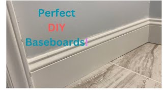 Save Thousands: DIY bathroom Baseboard and toilet installation