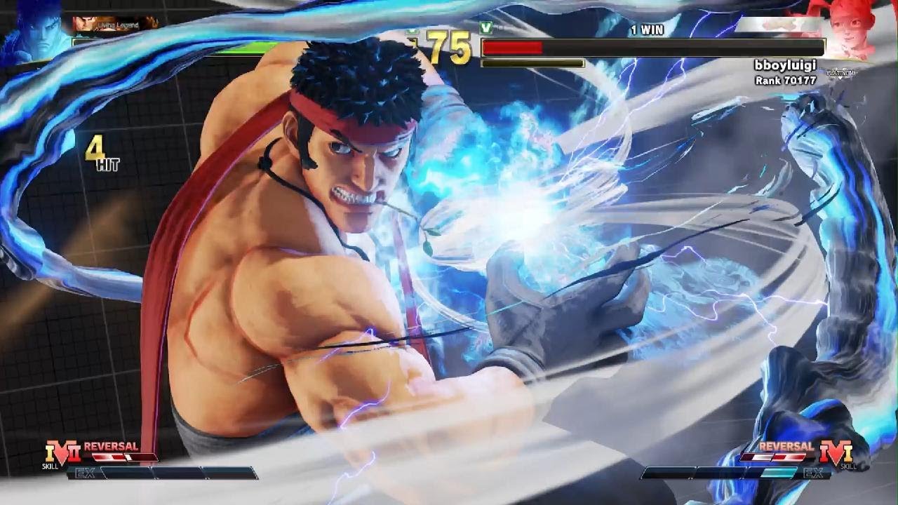 SFV blaksayian vs bboyluigi: Ryu vs R. Mika - rage?