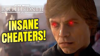 Star Wars Battlefront 2 Cheaters are INSANE