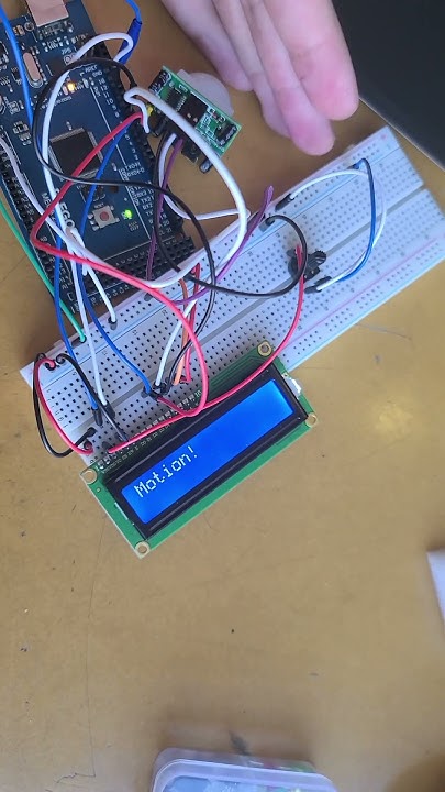 Arduino motion sensor with lcd printout #arduinoproject #arduino # ...
