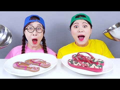 อาหารจริง VS เยลลี่ช็อกโกแลตท้าทาย DONA