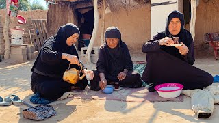 👨‍👩‍👧‍👦👳🏾‍♂️🏜️ هل تحب أن أتحدث العربية في الفيديوهات؟🥹🥲Traditional Arab Rural Family