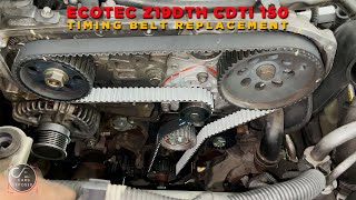 : Opel Vauxhall Vectra 1.9 CDTi 150 Ecotec Z19DTH timing belt replacement