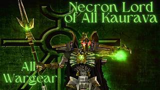 Necron Lord of All Kaurava - Wargear Showcase - Dawn of War: Soulstorm with Unification Campaign Mod