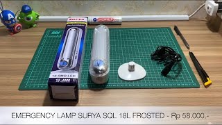 Lampu Emergency SURYA LED 12 watt 18 watt Lampu Pemadaman