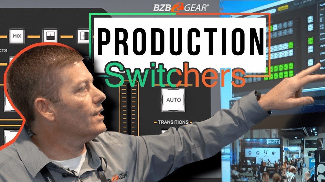 HDMI & SDI Video Production Switchers & Audio Mixers by BZBGEAR for Live Streaming | NAB Show 2022
