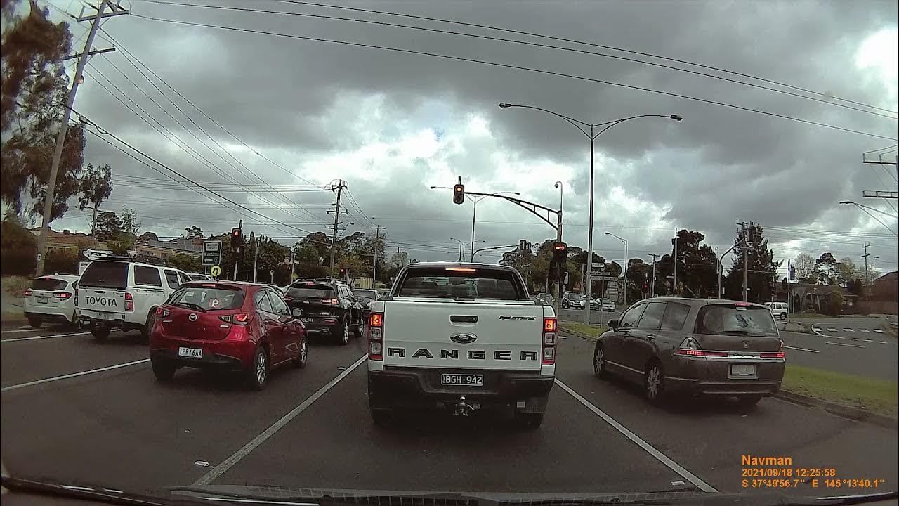 Realtime drive, Ringwood East to Sandown Racecourse YouTube