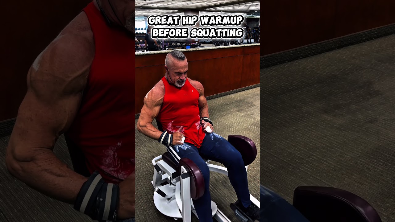 A GREAT HIP WARMUP BEFORE SQUATTING #warmup #hips #workout #exercise #health