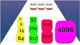 2048 Run! - Gameplay Walkthrough - Levels 21-32 screenshot 2
