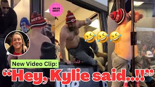 Jason Kelce FACED the WRATH of his wife Kylie after telling to get his ASS back in VIP suite