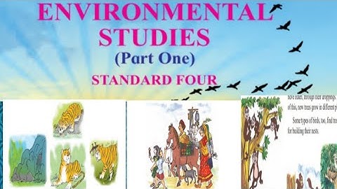 ENVIRONMENTAL STUDIES (Part One) STD 4 lesson 2 The Inter-relationships between living things.part 2