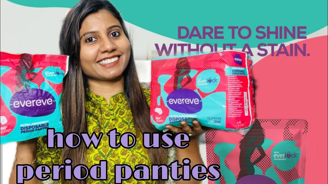 🧿evereve ULTRA ABSORBENT DISPOSABLE PERIOD PANTIES Indian Mom Kanchan