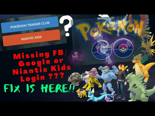 Bruno Natal (RESUMIDO) on X: @NianticHelp Can't retrieve rewards cause I  use a Pokemon Trainer Club credential to login and the only option  available is Niantic Kids. And when I access the
