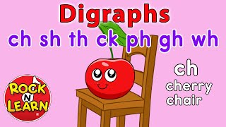 Digraphs | ch, sh, th, ck, ph, gh, wh | Rock 'N Learn Phonics Songs screenshot 3