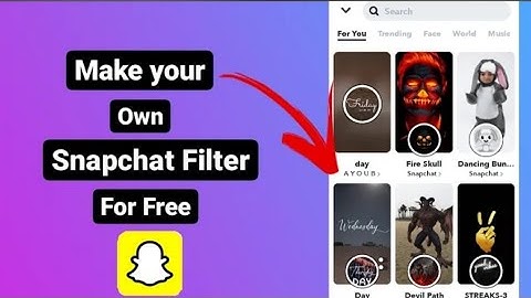 How to create Snapchat Filter and Lens 😱🚨