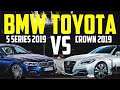 BMW 5 Series vs Toyota CROWN - ДВА УНИКАЛЬНЫХ АВТОМОБИЛЯ