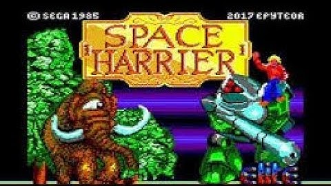 Space Harrier Comparison - Amstrad CPC 464 - Commodore 64 - ZX Spectrum