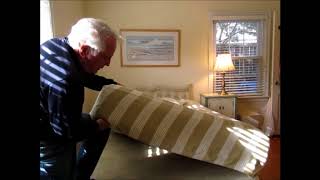 EASY WAY TO PUT ON FITTED SHEETS EVEN IF SHRUNK