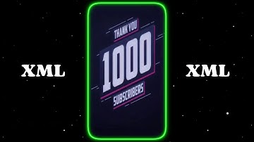 1K SPECIAL 😍 || XML ⬇️ || #xml #alightmotion #am_editors_bd