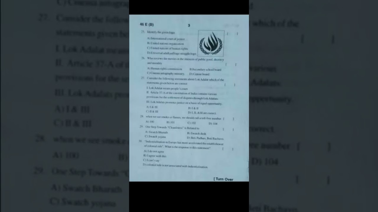 9th class sa2 social paper 2 ap original paper leaked pls subscribe to my channel bit paper